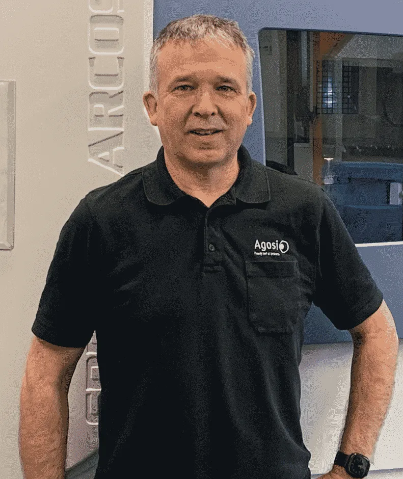Stefan Zorn, Leiter der chemischen Labore bei Agosi