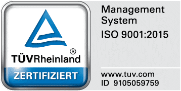 TÜVRheinland zertifiziert ISO 9001-2015 Fink & Partner GmbH