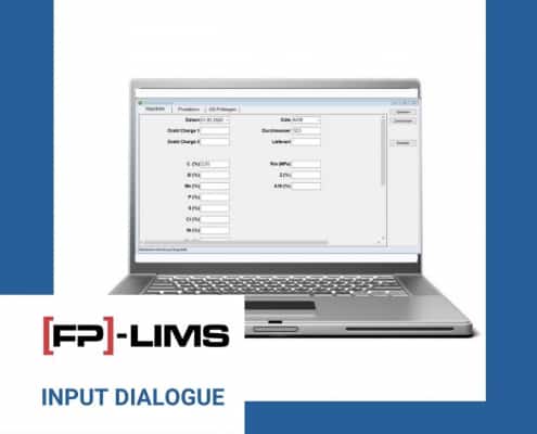 input dialogue module fp lims