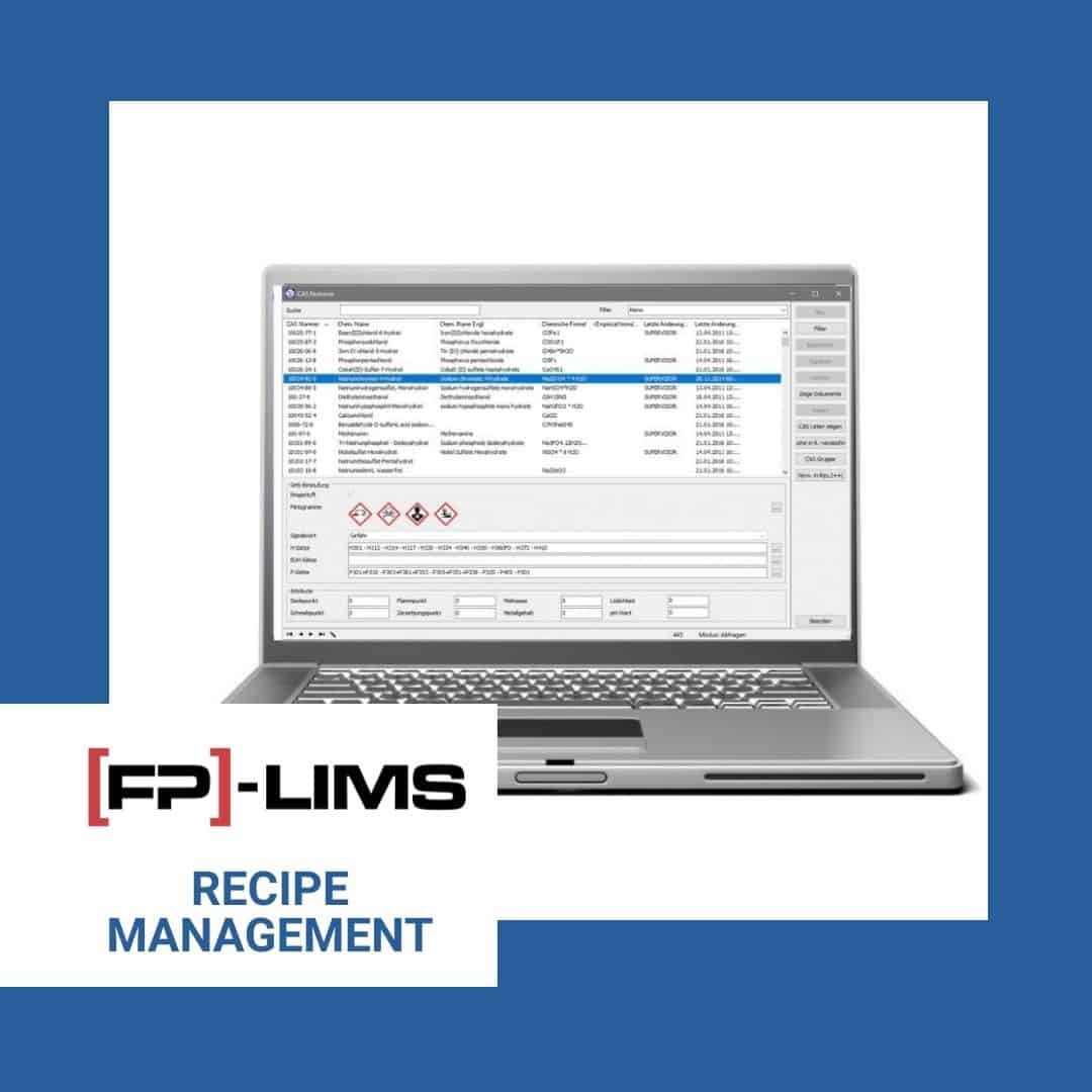 recipe management fp lims