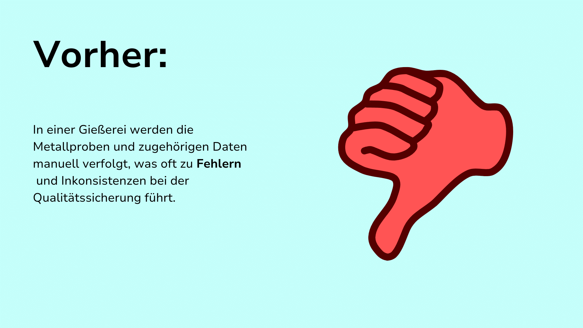 Datenintegrität Labor - Vorher