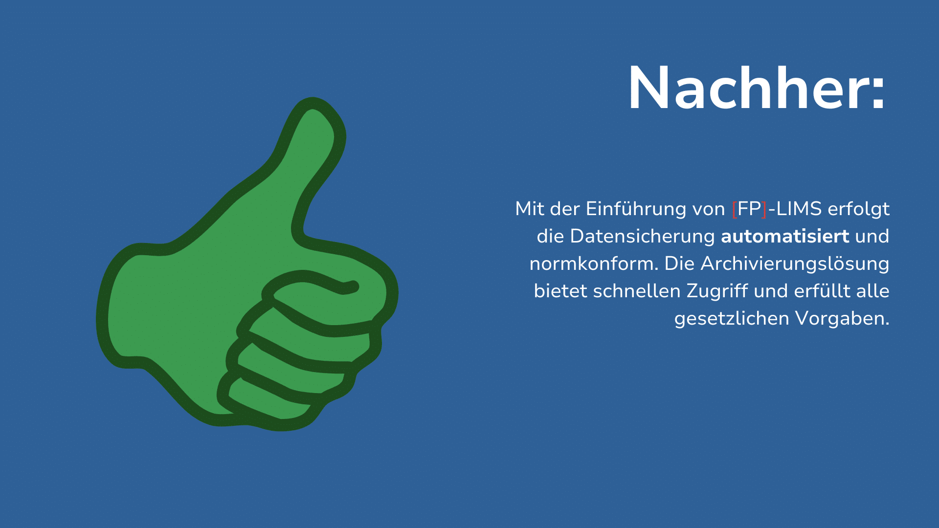 Labordaten - Nachher