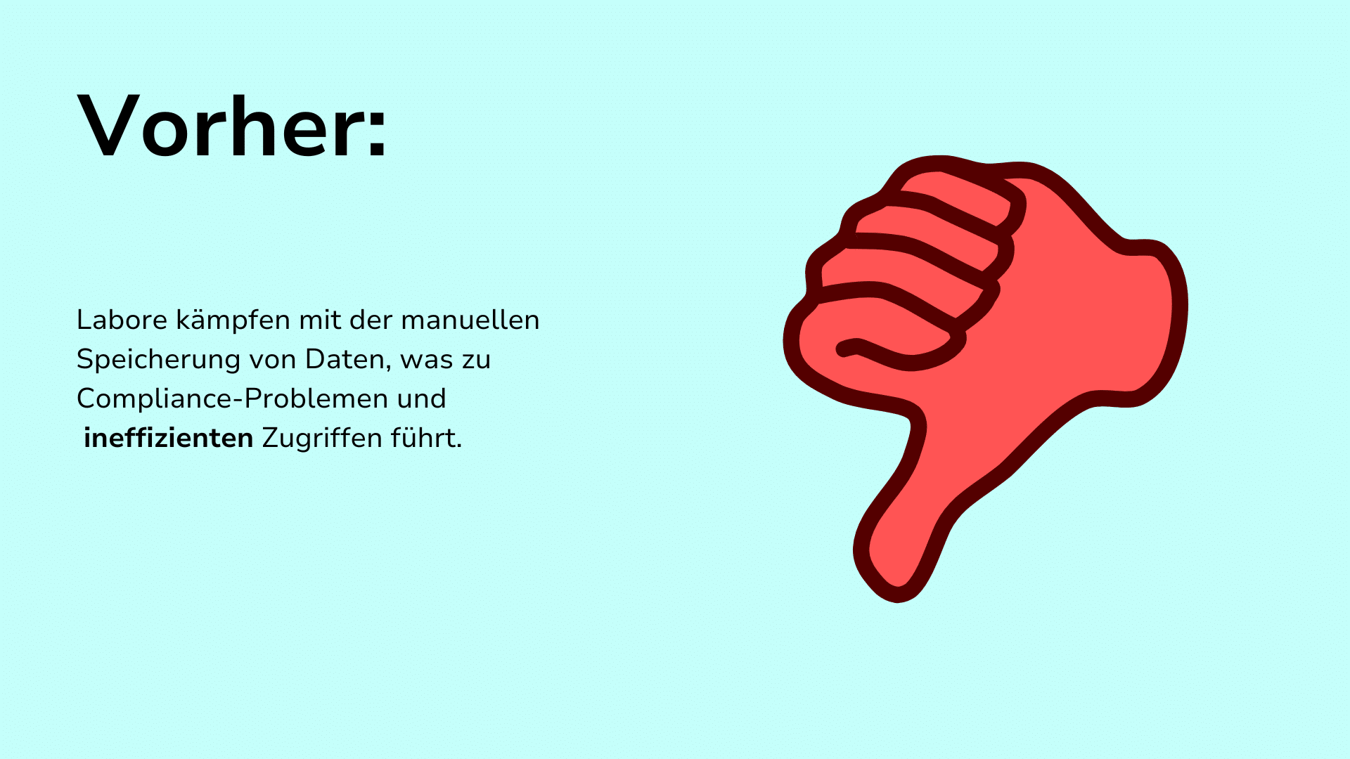 Labordaten - Vorher