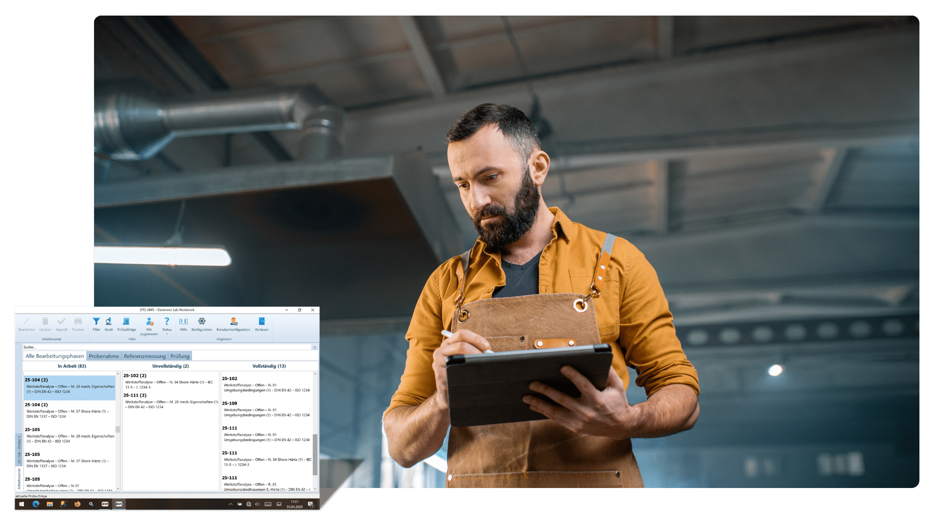 LIMS system - The Electronic Lab Notebook ELN