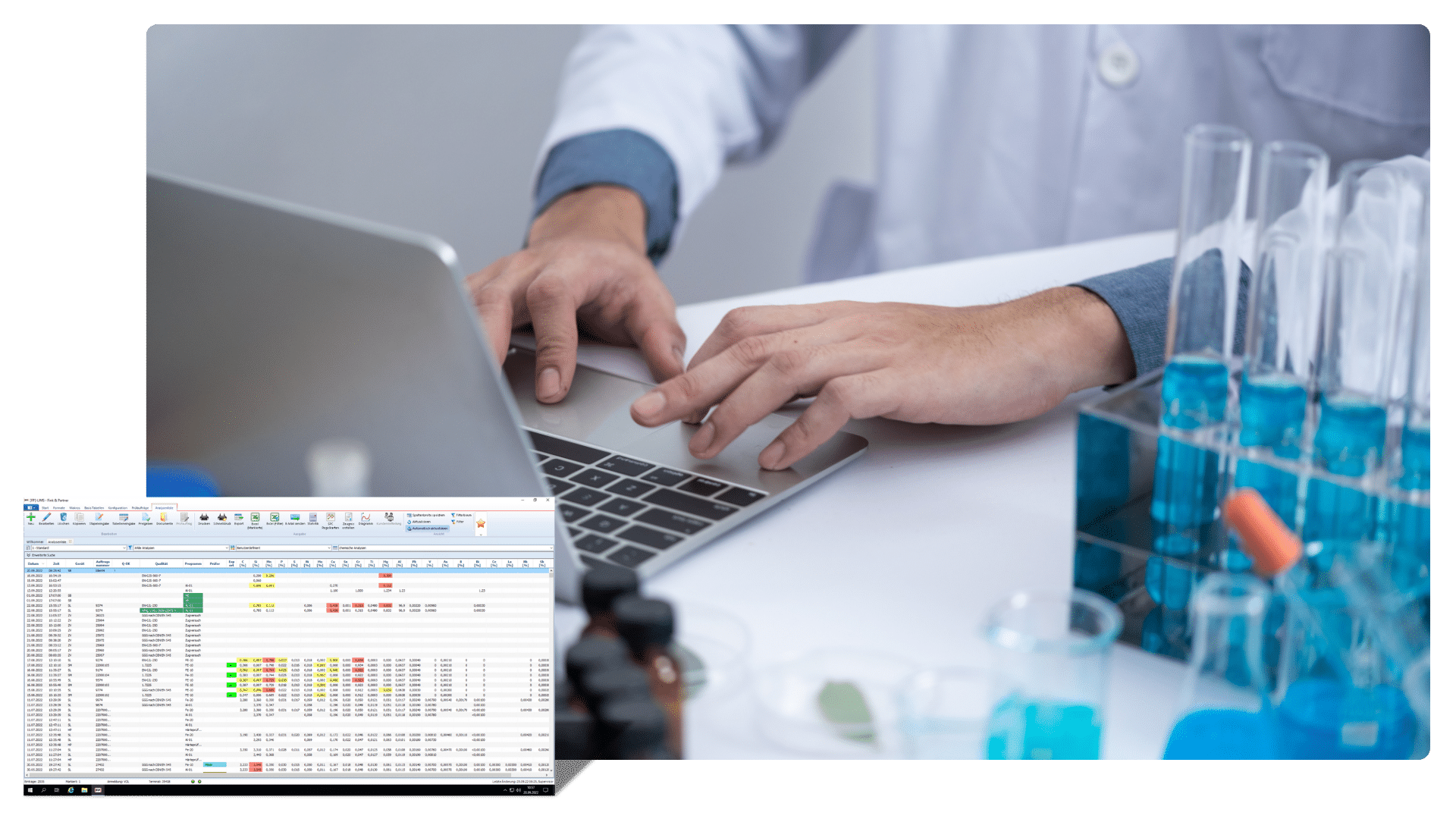 LIMS system - The [FP]-LIMS Analysis Management